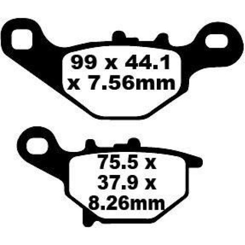 ТОРМОЗНЫЕ КОЛОДКИ Ebc (17211897) SINTERED SFA-HH SERIES SINTERED METAL