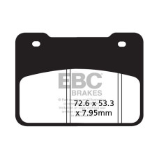 ТОРМОЗНЫЕ КОЛОДКИ Ebc (17211898) SINTERED SFA-HH SERIES SINTERED METAL
