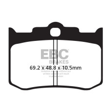 ТОРМОЗНЫЕ КОЛОДКИ Ebc (17211926) SINTER ROAD FA-HH SERIES SINTERED METAL