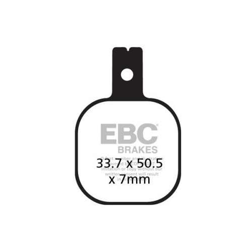 ТОРМОЗНЫЕ КОЛОДКИ Ebc (17211933) SINTER SPORT EPFA-HH SERIES SINTERED METAL
