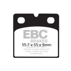 ТОРМОЗНЫЕ КОЛОДКИ Ebc (17211959) SEMI-SINTER TOURING FA-V SERIES SINTERED METAL/ORGANIC COMPOUND