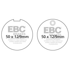 ТОРМОЗНЫЕ КОЛОДКИ Ebc (17211960) SINTER ROAD FA-HH SERIES SINTERED METAL