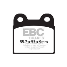 ТОРМОЗНЫЕ КОЛОДКИ Ebc (17211961) SEMI-SINTER TOURING FA-V SERIES SINTERED METAL/ORGANIC COMPOUND