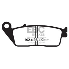 ТОРМОЗНЫЕ КОЛОДКИ Ebc (17211965) SEMI-SINTER TOURING FA-V SERIES SINTERED METAL/ORGANIC COMPOUND