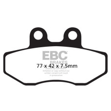 ТОРМОЗНЫЕ КОЛОДКИ Ebc (17211968) SINTER ROAD FA-HH SERIES SINTERED METAL
