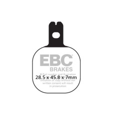 ТОРМОЗНЫЕ КОЛОДКИ Ebc (17211989) SINTER RACE GPFAX-HH SERIES SINTERED METAL