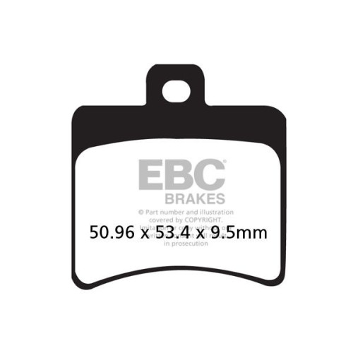 ТОРМОЗНЫЕ КОЛОДКИ Ebc (17212088) SINTER SFA-HH SERIES SINTERED METAL