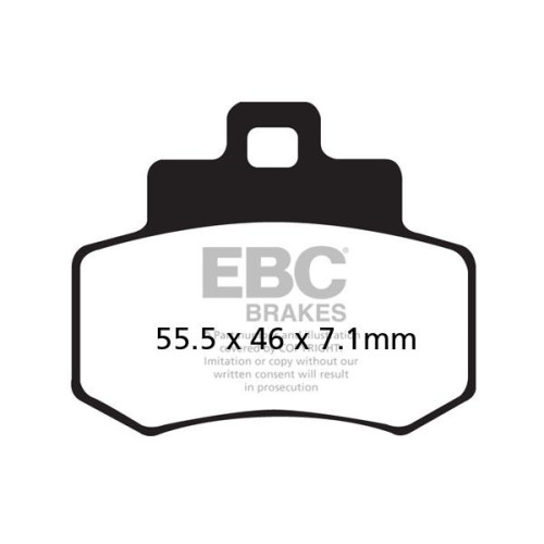 ТОРМОЗНЫЕ КОЛОДКИ Ebc (17212095) SINTER SFA-HH SERIES SINTERED METAL