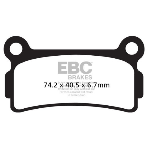 ТОРМОЗНЫЕ КОЛОДКИ Ebc (17212159) ATV SINTER /MX FA-R SERIES SINTERED METAL ТОРМОЗНЫЕ КОЛОДКИ Ebc (17212159) ATV SINTER /MX FA-R SERIES SINTERED METAL