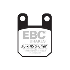 ТОРМОЗНЫЕ КОЛОДКИ Ebc (17212161) SINTER OFFROAD MXS-SERIES SINTERED METAL