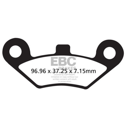 ТОРМОЗНЫЕ КОЛОДКИ Ebc (17212236) ATV SINTER /MX FA-R SERIES SINTERED METAL ТОРМОЗНЫЕ КОЛОДКИ Ebc (17212236) ATV SINTER /MX FA-R SERIES SINTERED METAL