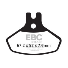 ТОРМОЗНЫЕ КОЛОДКИ Ebc (17212237) ATV SINTER /MX FA-R SERIES SINTERED METAL