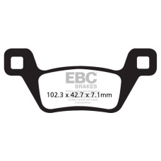 ТОРМОЗНЫЕ КОЛОДКИ Ebc (17212241) ATV SINTER /MX FA-R SERIES SINTERED METAL