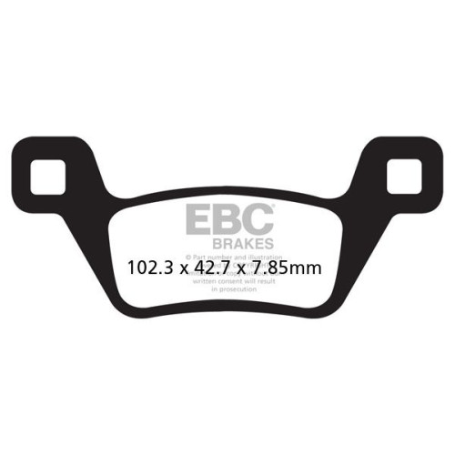ТОРМОЗНЫЕ КОЛОДКИ Ebc (17212242) ATV SINTER /MX FA-R SERIES SINTERED METAL ТОРМОЗНЫЕ КОЛОДКИ Ebc (17212242) ATV SINTER /MX FA-R SERIES SINTERED METAL