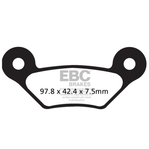 ТОРМОЗНЫЕ КОЛОДКИ Ebc (17212243) ATV SINTER /MX FA-R SERIES SINTERED METAL ТОРМОЗНЫЕ КОЛОДКИ Ebc (17212243) ATV SINTER /MX FA-R SERIES SINTERED METAL