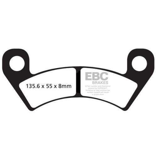 ТОРМОЗНЫЕ КОЛОДКИ Ebc (17212244) ATV SINTER /MX FA-R SERIES SINTERED METAL ТОРМОЗНЫЕ КОЛОДКИ Ebc (17212244) ATV SINTER /MX FA-R SERIES SINTERED METAL
