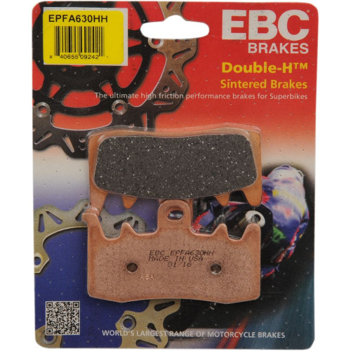 ТОРМОЗНЫЕ КОЛОДКИ Ebc (17212324) SINTER TRACK EPFA-HH SERIES SINTERED METAL