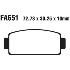 ТОРМОЗНЫЕ КОЛОДКИ Ebc (17212421) SINTER OFFROAD FA-R SERIES SINTERED METAL