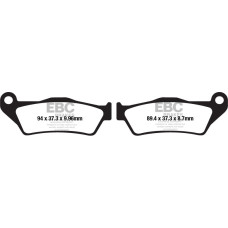ТОРМОЗНЫЕ КОЛОДКИ Ebc (17212425) SINTER FA-HH SERIES SINTERED METAL