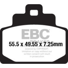 ТОРМОЗНЫЕ КОЛОДКИ Ebc (17212443) SINTER SFA-HH SERIES SINTERED METAL