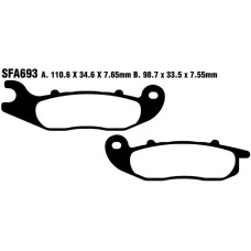 ТОРМОЗНЫЕ КОЛОДКИ Ebc (17212488) SINTER SFA-HH SERIES SINTERED METAL