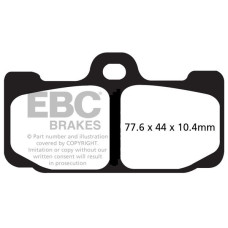 ТОРМОЗНЫЕ КОЛОДКИ Ebc (17212549) SINTER RACE GPFAX-HH SERIES SINTERED METAL