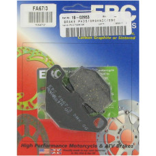 ТОРМОЗНЫЕ КОЛОДКИ Ebc (17220160) FA67/3 FA SERIES ORGANIC