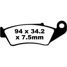 ТОРМОЗНЫЕ КОЛОДКИ Ebc (17220262) карбон FA185TT FA-TT SERIES FIBER