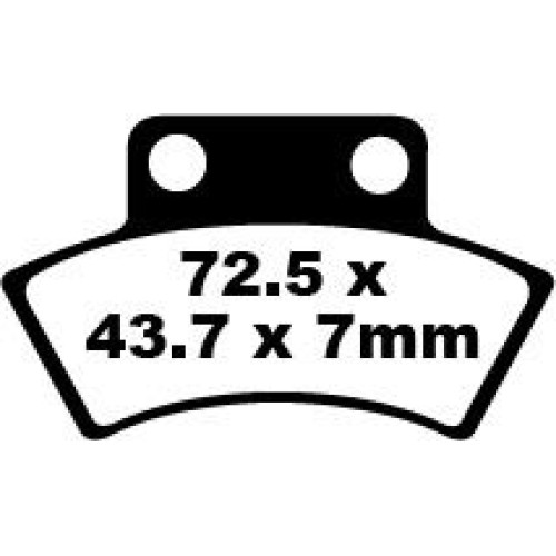 ТОРМОЗНЫЕ КОЛОДКИ Ebc (17220268) карбон FA232TT FA-TT SERIES FIBER
