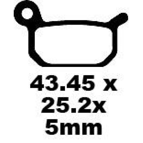 ТОРМОЗНЫЕ КОЛОДКИ Ebc (17220278) карбон FA325TT FA-TT SERIES FIBER ТОРМОЗНЫЕ КОЛОДКИ Ebc (17220278) карбон FA325TT FA-TT SERIES FIBER