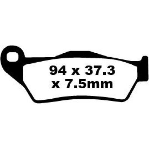 ТОРМОЗНЫЕ КОЛОДКИ Ebc (17220283) карбон FA181TT FA-TT SERIES FIBER ТОРМОЗНЫЕ КОЛОДКИ Ebc (17220283) карбон FA181TT FA-TT SERIES FIBER