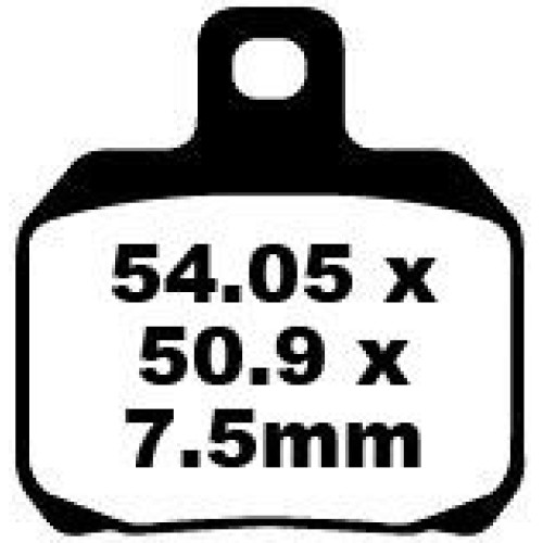 ТОРМОЗНЫЕ КОЛОДКИ Ebc (17220332) SFA266 SFA SERIES ORGANIC ТОРМОЗНЫЕ КОЛОДКИ Ebc (17220332) SFA266 SFA SERIES ORGANIC