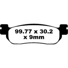 ТОРМОЗНЫЕ КОЛОДКИ Ebc (17220334) SFA275 SFA SERIES ORGANIC