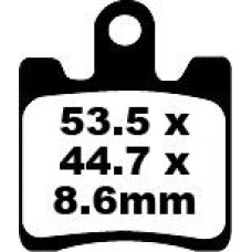 ТОРМОЗНЫЕ КОЛОДКИ Ebc (17220336) SFA283 SFA SERIES ORGANIC