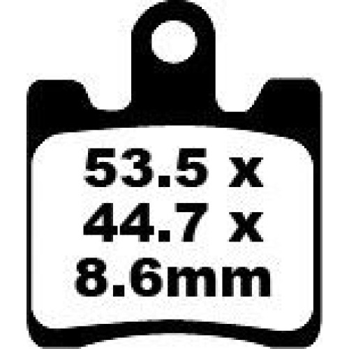 ТОРМОЗНЫЕ КОЛОДКИ Ebc (17220336) SFA283 SFA SERIES ORGANIC