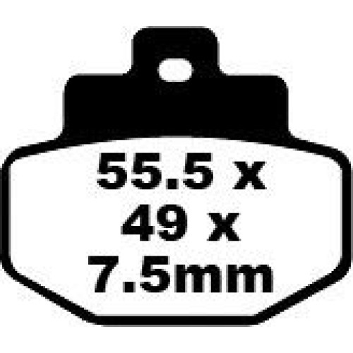 ТОРМОЗНЫЕ КОЛОДКИ Ebc (17220341) SFA321 SFA SERIES ORGANIC ТОРМОЗНЫЕ КОЛОДКИ Ebc (17220341) SFA321 SFA SERIES ORGANIC