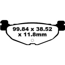 ТОРМОЗНЫЕ КОЛОДКИ Ebc (17220350) SFA408 SFA SERIES ORGANIC