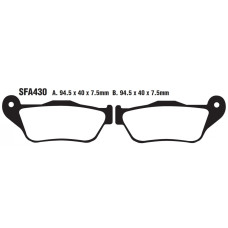 ТОРМОЗНЫЕ КОЛОДКИ Ebc (17220357) SFA430 SFA SERIES ORGANIC