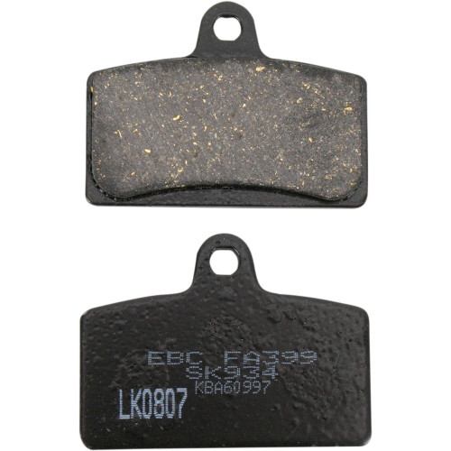ТОРМОЗНЫЕ КОЛОДКИ Ebc (17220598) SCOT FA399 FA SERIES ORGANIC