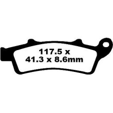ТОРМОЗНЫЕ КОЛОДКИ Ebc (17220746) SFA324HH SFA-HH SERIES SINTERED METAL