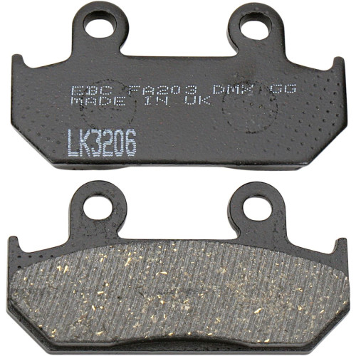 ТОРМОЗНЫЕ КОЛОДКИ ДИСКОВЫЕ НАБОР Ebc (FA203) FA SERIES ORGANIC