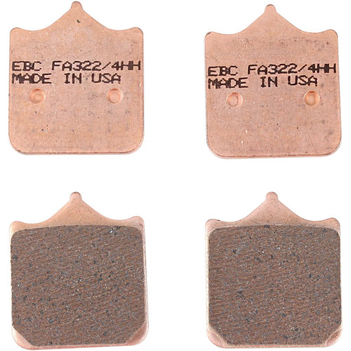 ТОРМОЗНЫЕ КОЛОДКИ Ebc (FA3224HH) DBL H FA-HH SERIES SINTERED METAL