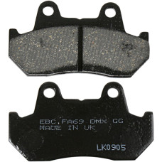 ТОРМОЗНЫЕ КОЛОДКИ ДИСКОВЫЕ НАБОР Ebc (FA69) FA SERIES ORGANIC