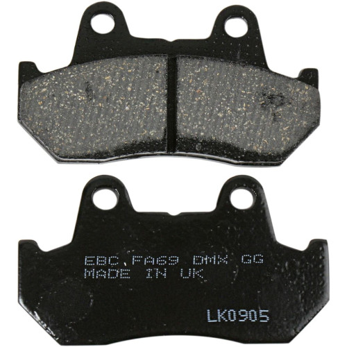 ТОРМОЗНЫЕ КОЛОДКИ ДИСКОВЫЕ НАБОР Ebc (FA69) FA SERIES ORGANIC