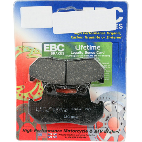 ТОРМОЗНЫЕ КОЛОДКИ ДИСКОВЫЕ НАБОР Ebc (FA693) FA SERIES ORGANIC