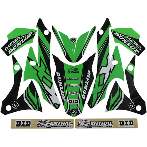 НАКЛЕЙКИ НА МОТОЦИКЛЫ FLU DESIGN (43025586) KX 85 P4 -100 14-