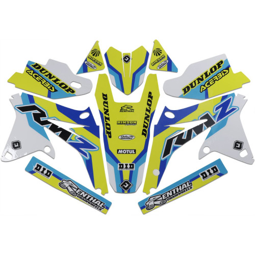 НАКЛЕЙКИ НА МОТОЦИКЛЫ FLU DESIGN (43025622) RM-Z 450 P4 08-17