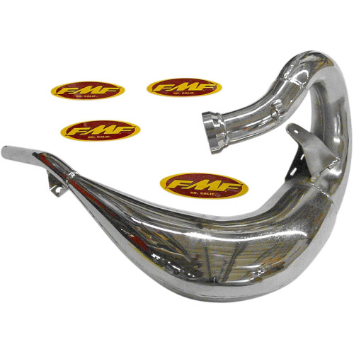 глушитель FMF (18200027) YAMAHA YZ 125 сталь FAT PIPE 00-04 FATTY PIPE NICKEL-PLATED