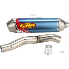 ГЛУШИТЕЛЬ FMF (18210584) YAMAHA YZ нержавеющая сталь синий AN S/S 4.1 FACTORY 4.1 SLIP-ON & TITANIUM ANODIZED