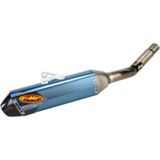 ГЛУШИТЕЛЬ FMF (18211337) KAWASAKI KX-F карбон синий AN TI 4.1RCT 12-13 FACTORY 4.1 RCT SLIP-ON TITANIUM & ANODIZED